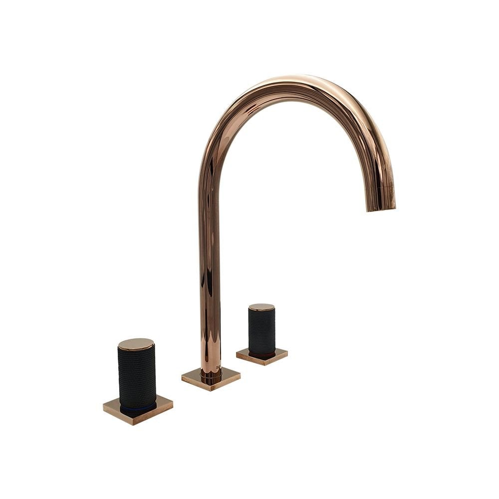 pure concept Elegate Bronz Üç Delikli Lavabo Bataryası